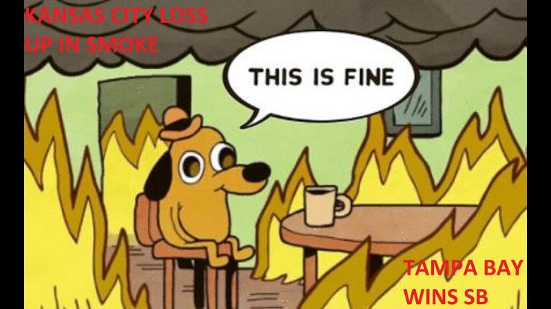 Собака сидит в горящем доме