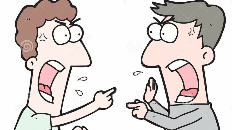 Два человека спорят