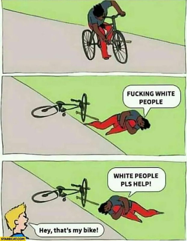 Засунул палку в колесо велосипеда