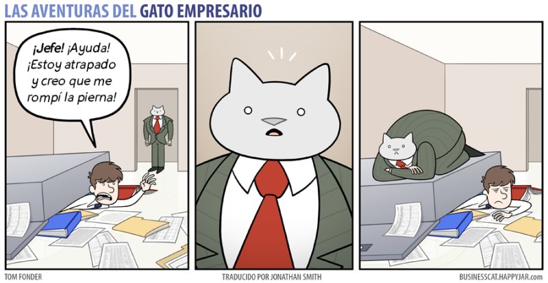 Комикс приключение кота бизнесмена
