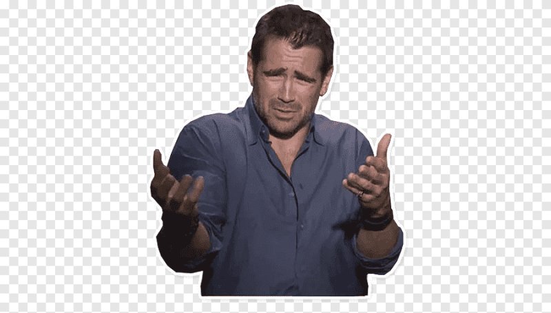 Стикер недоумение