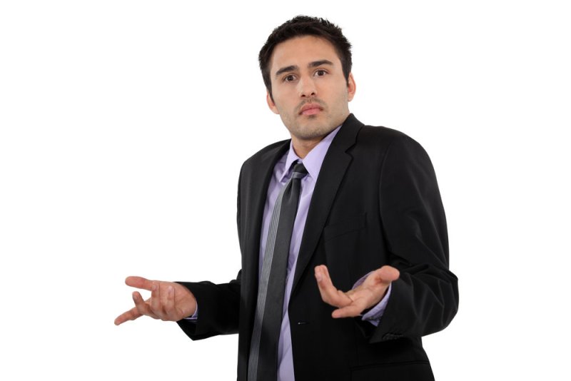 Бизнесмен в недоумении