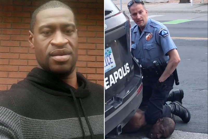 Афроамериканец Джордж Флойд