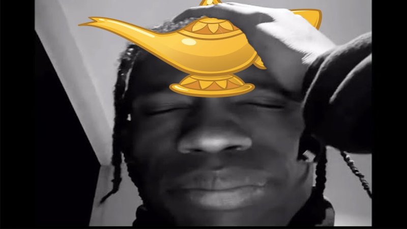 Трэвис скотт открывает дверь