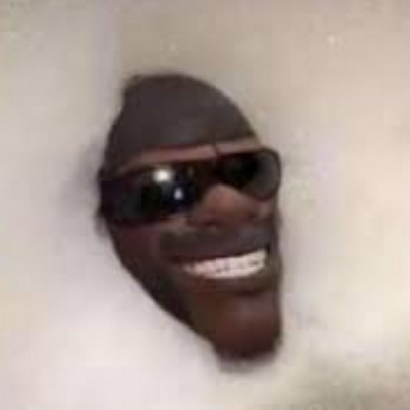 Негр в пене