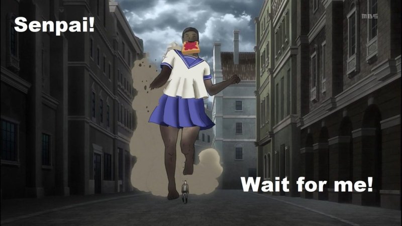 Аниме атака титанов Бегущий Титан