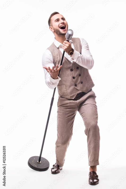 Человек с микрофоном