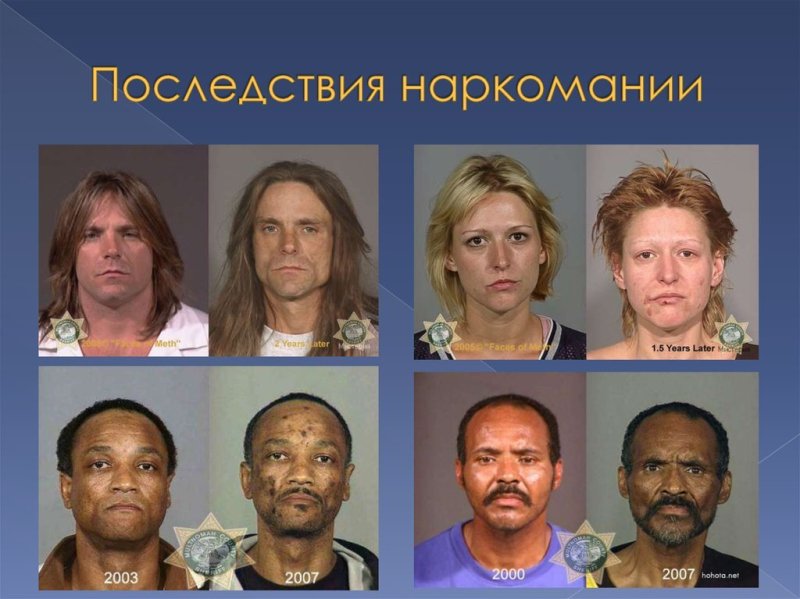 Последствия употребления наркотиков