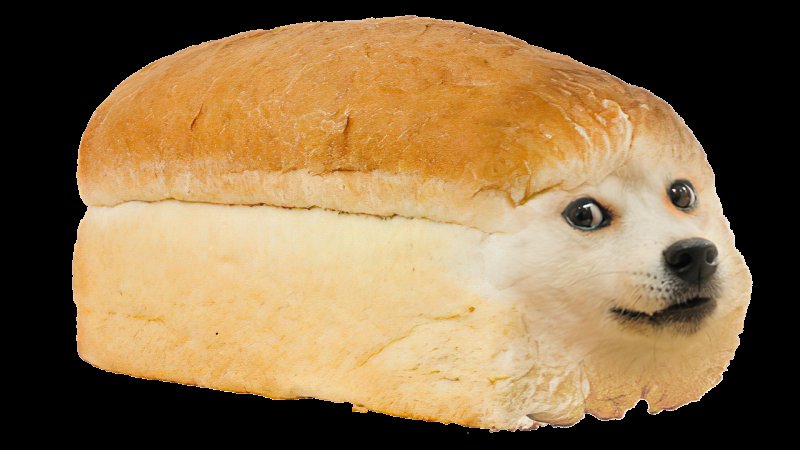 Собака батон