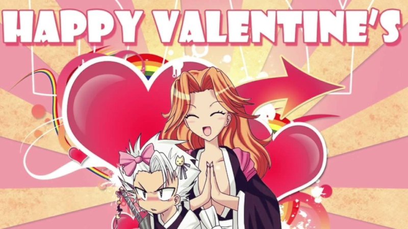 Аниме поздравление с 14 февраля