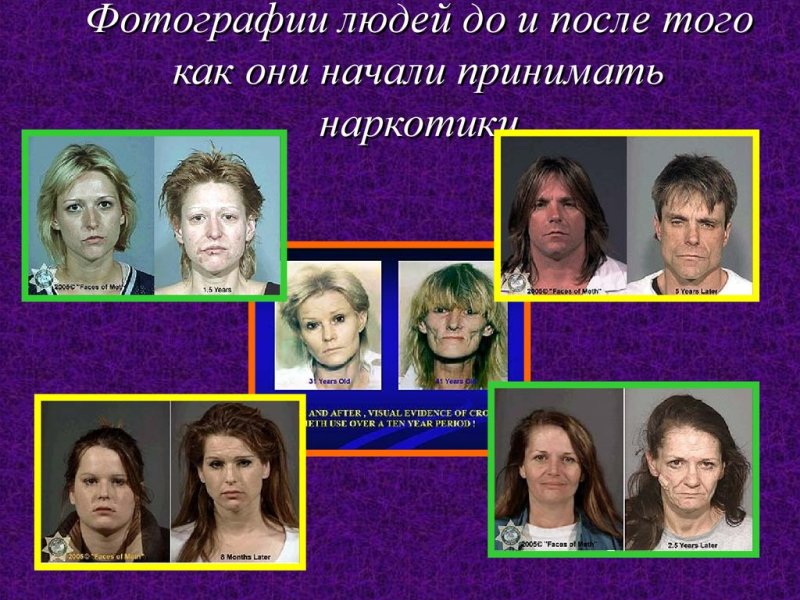 Влияние наркотиков на организм