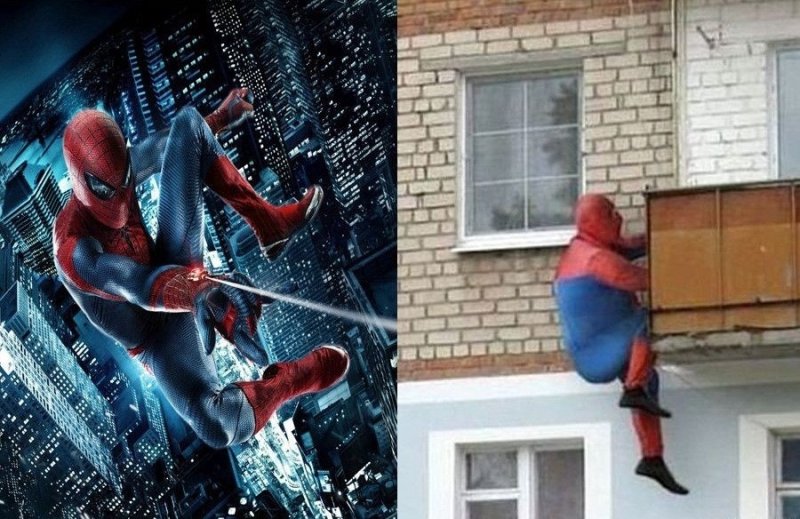 Человек паук в реальной жизни