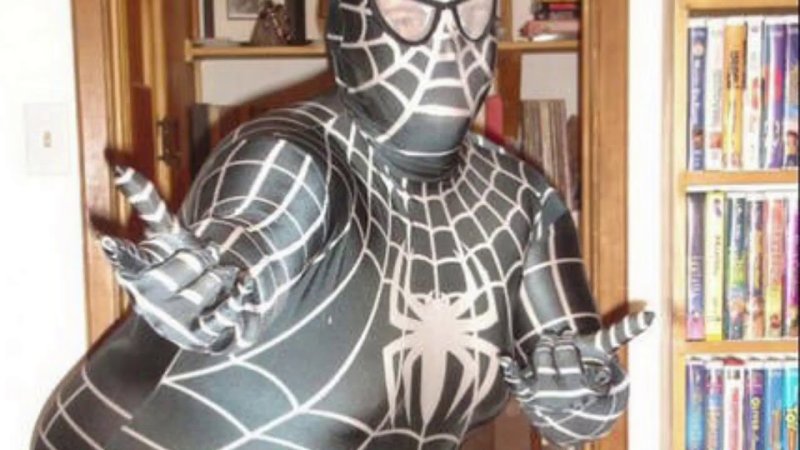 Костюм человека паука для толстых