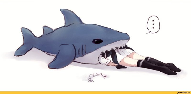 Акула из Икеи арт