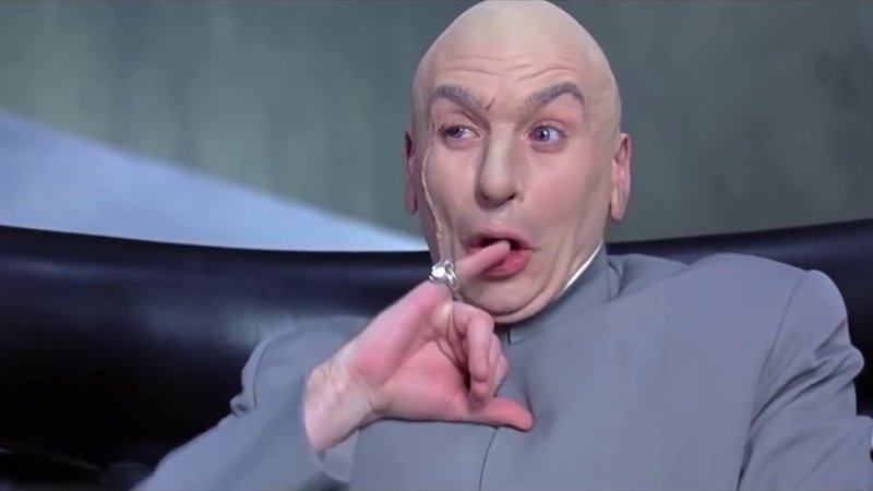 Доктор зло из фильма Остин Пауэрс