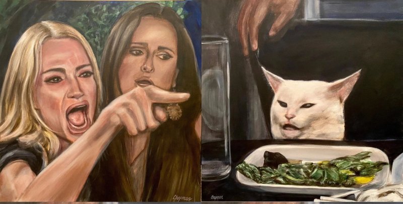 С двумя девушками и молоком