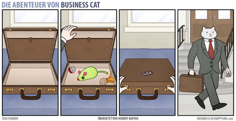 Кот бизнесмен