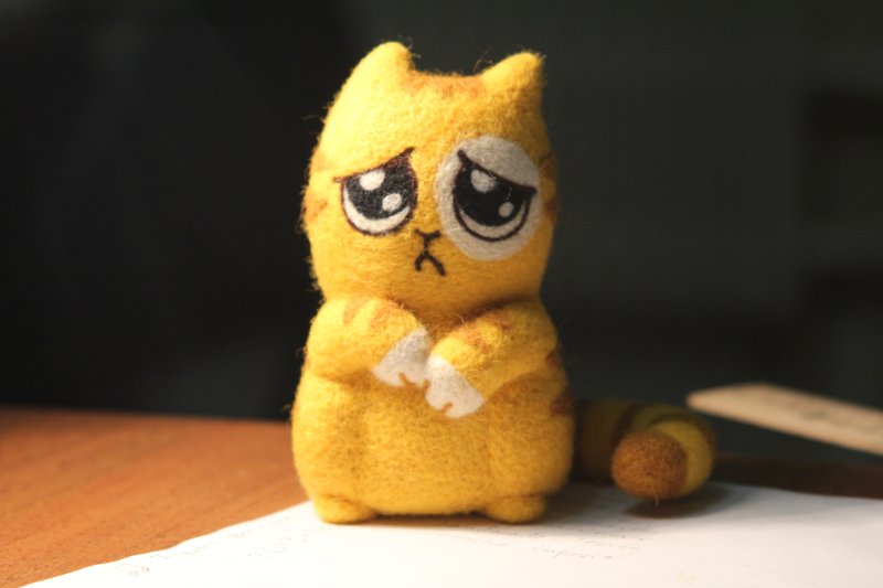 Мягкая игрушка кот персик