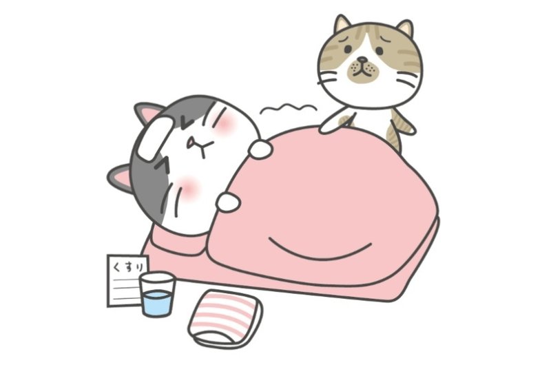 Котик болеет картинки