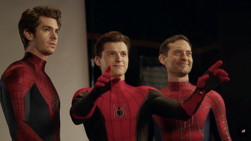 Тоби Магуайр и Эндрю Гарфилд