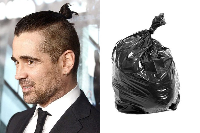 Прическа мусорный мешок