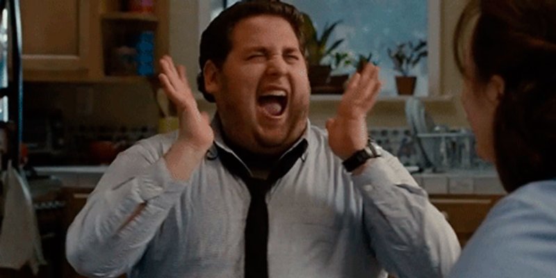 Мужчина ликует
