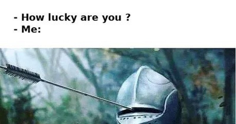 Стрела в глазу рыцаря