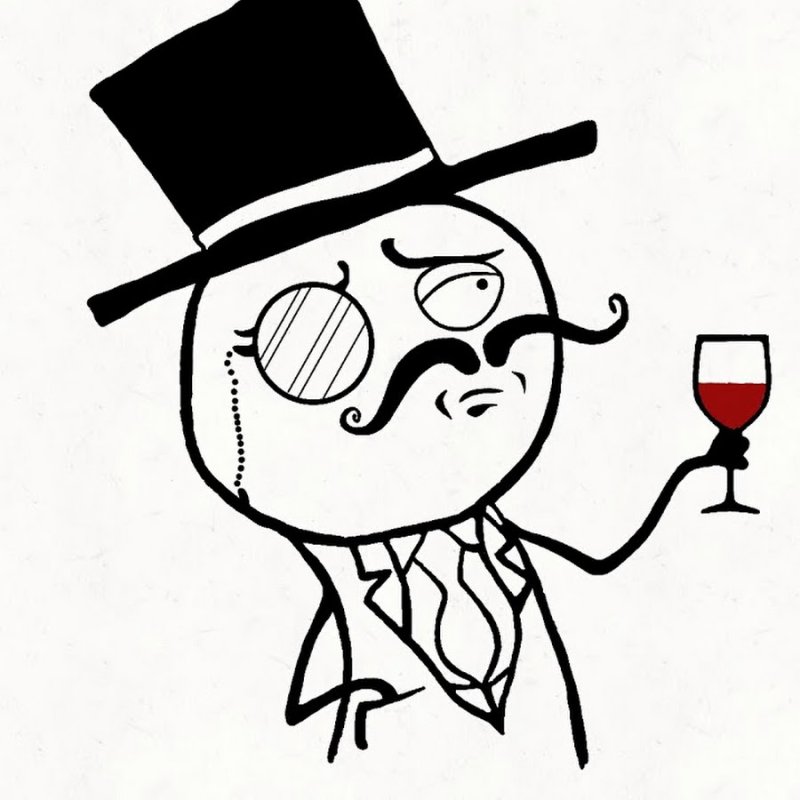 Мем в цилиндре