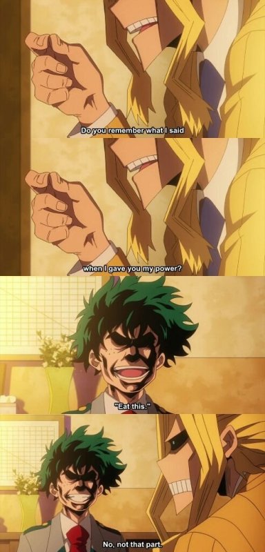 Мга Мидория и Всемогущий