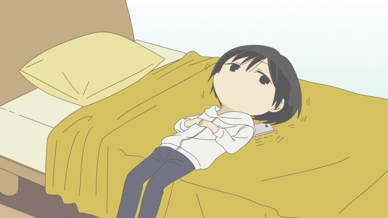 Ленивый Танака кун спит